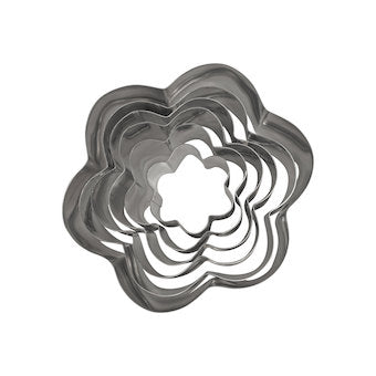 Découpoirs fleur inox x6
