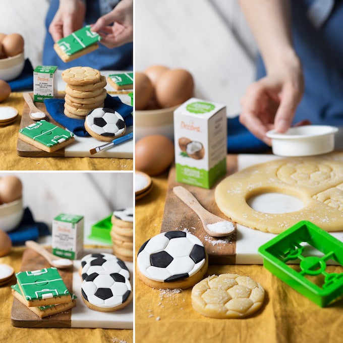 Découpoirs thème football x2 Decora