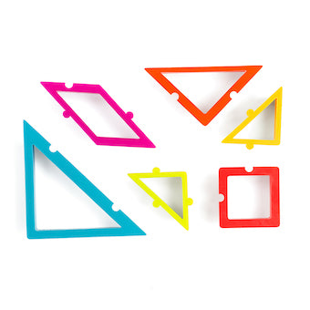 Découpoirs Tangram x6 avec 20 cartes Decora