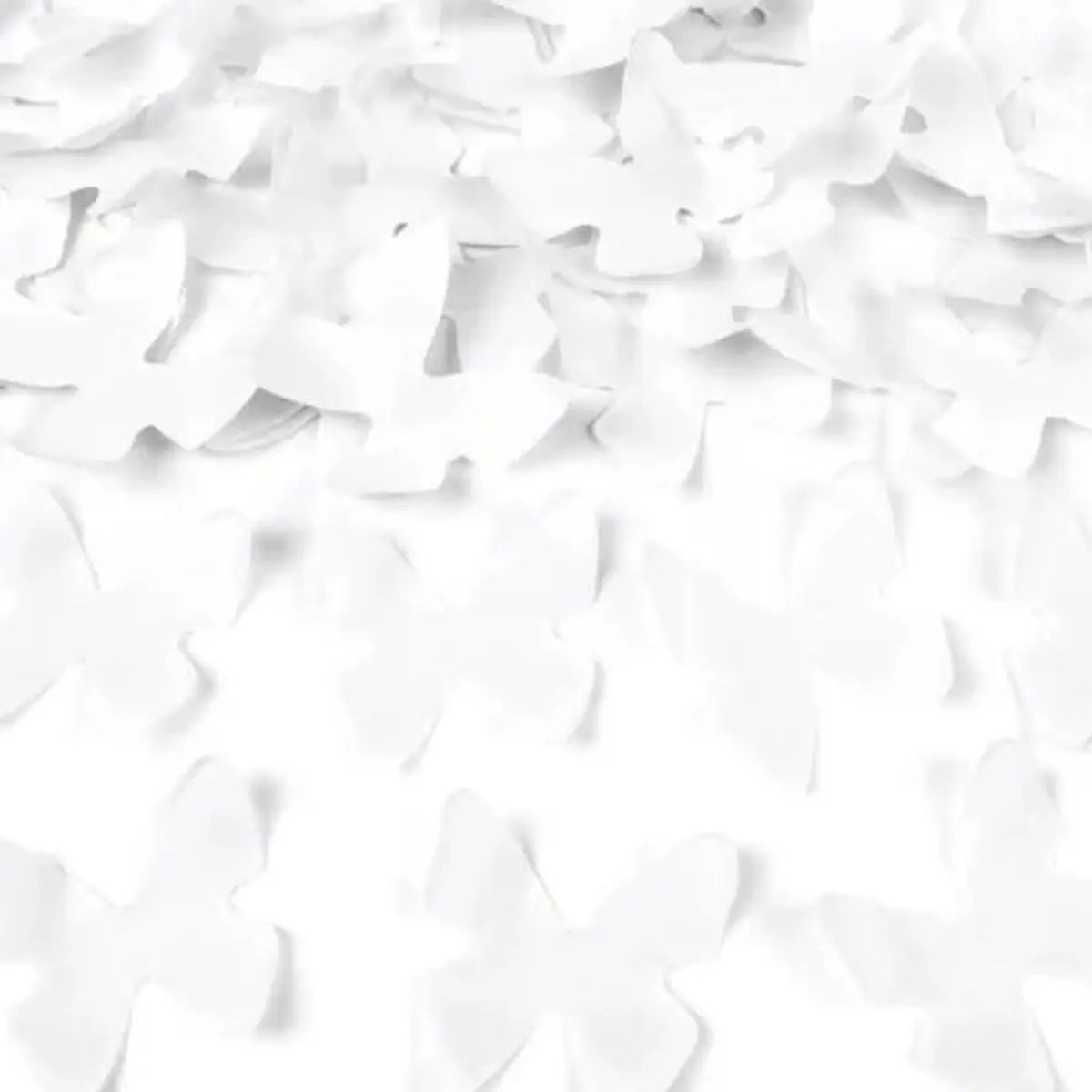 Canon à confettis papillons blancs PartyDeco