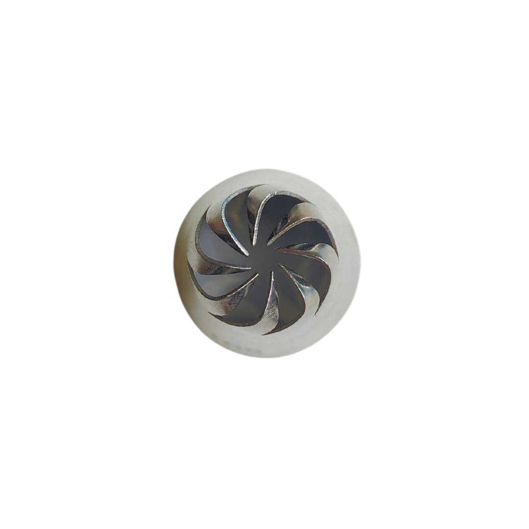 Douille inox dents incurvées