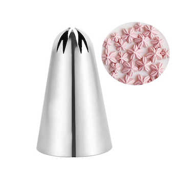 Douille fleur en inox 1,9 cm