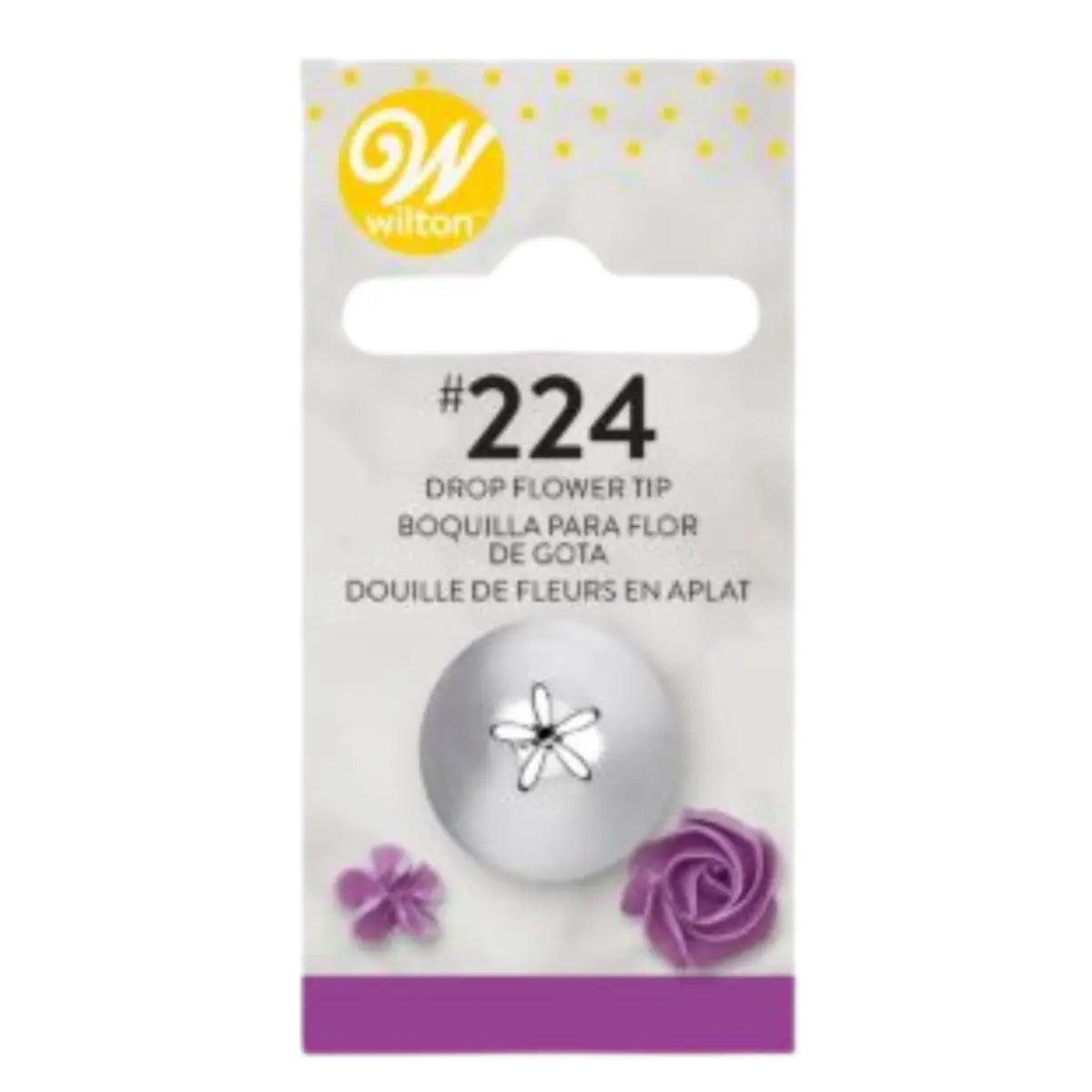 Douille fleur à plat n° 224 Wilton