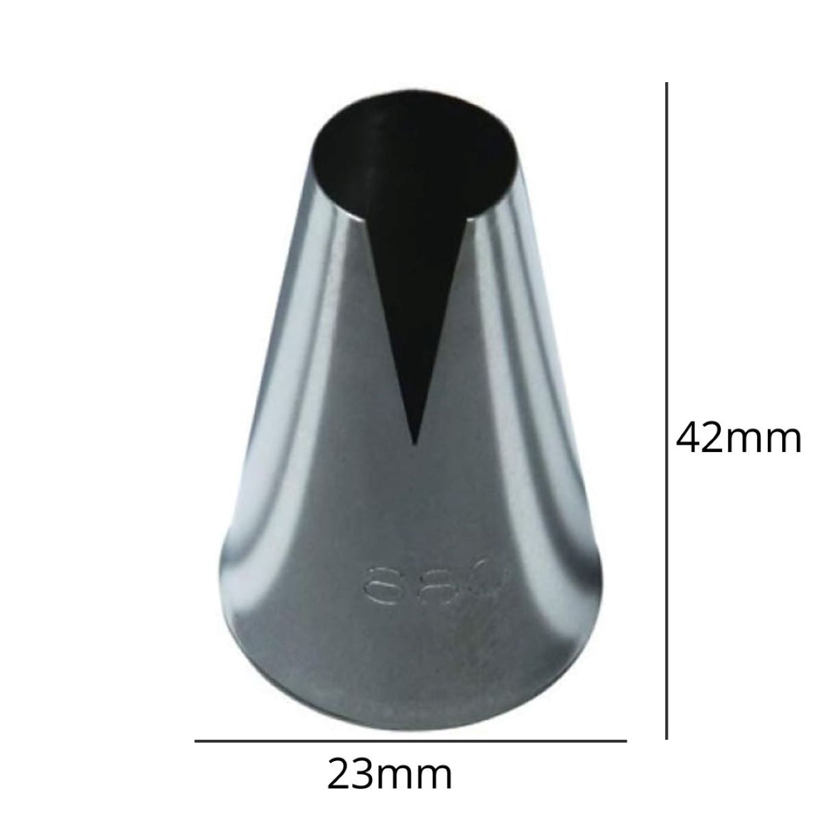 Douille Saint-Honoré inox 0,9 cm