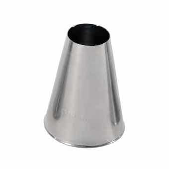 Douille ronde en inox 1,5 cm