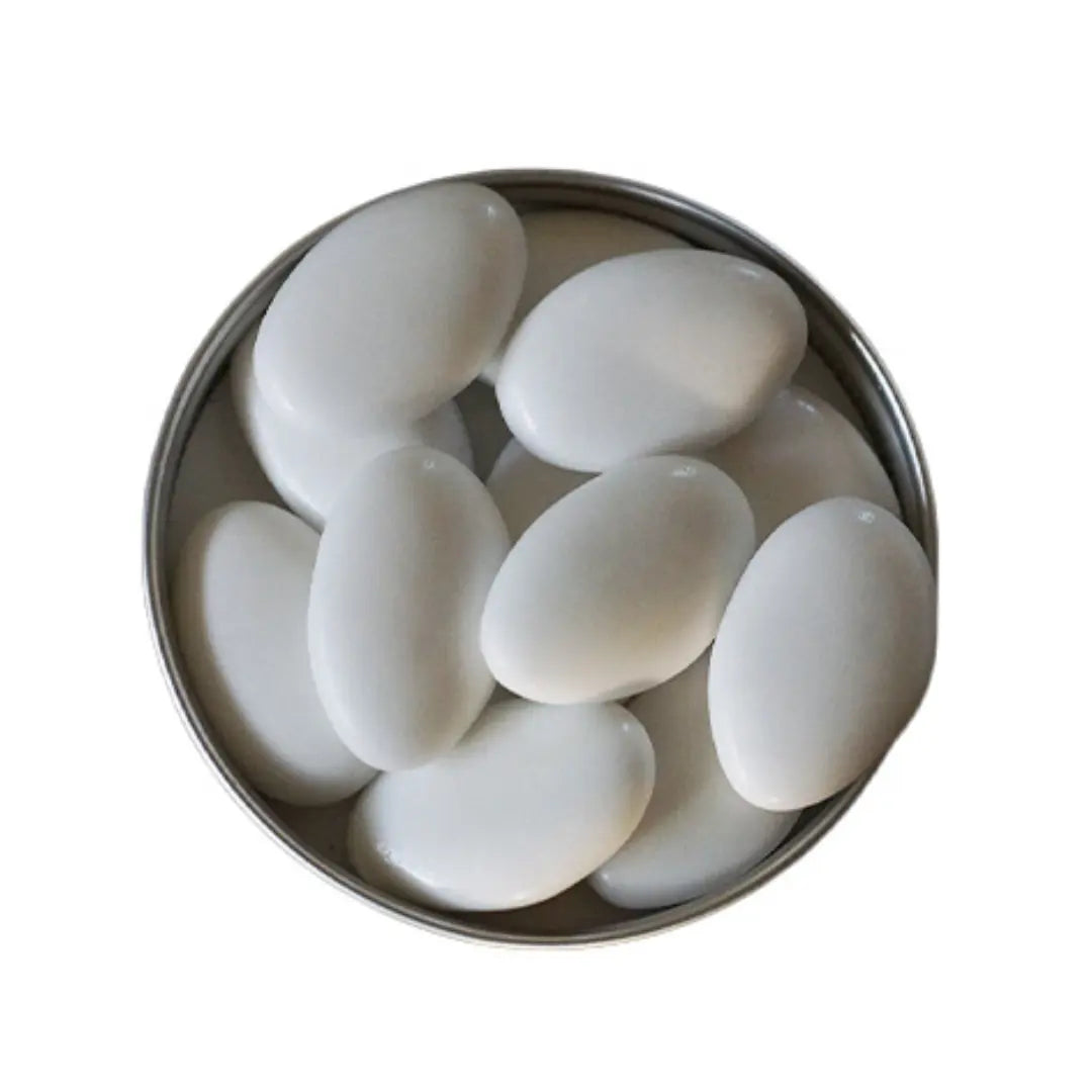 Dragées au chocolat blanches