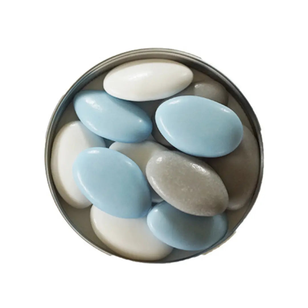 Dragées au chocolat mix bleu