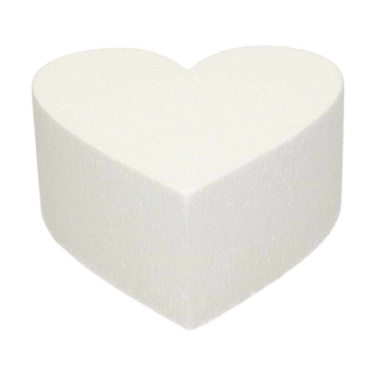 Dummy faux gâteau polystyrène cœur hauteur 7 cm FunCakes