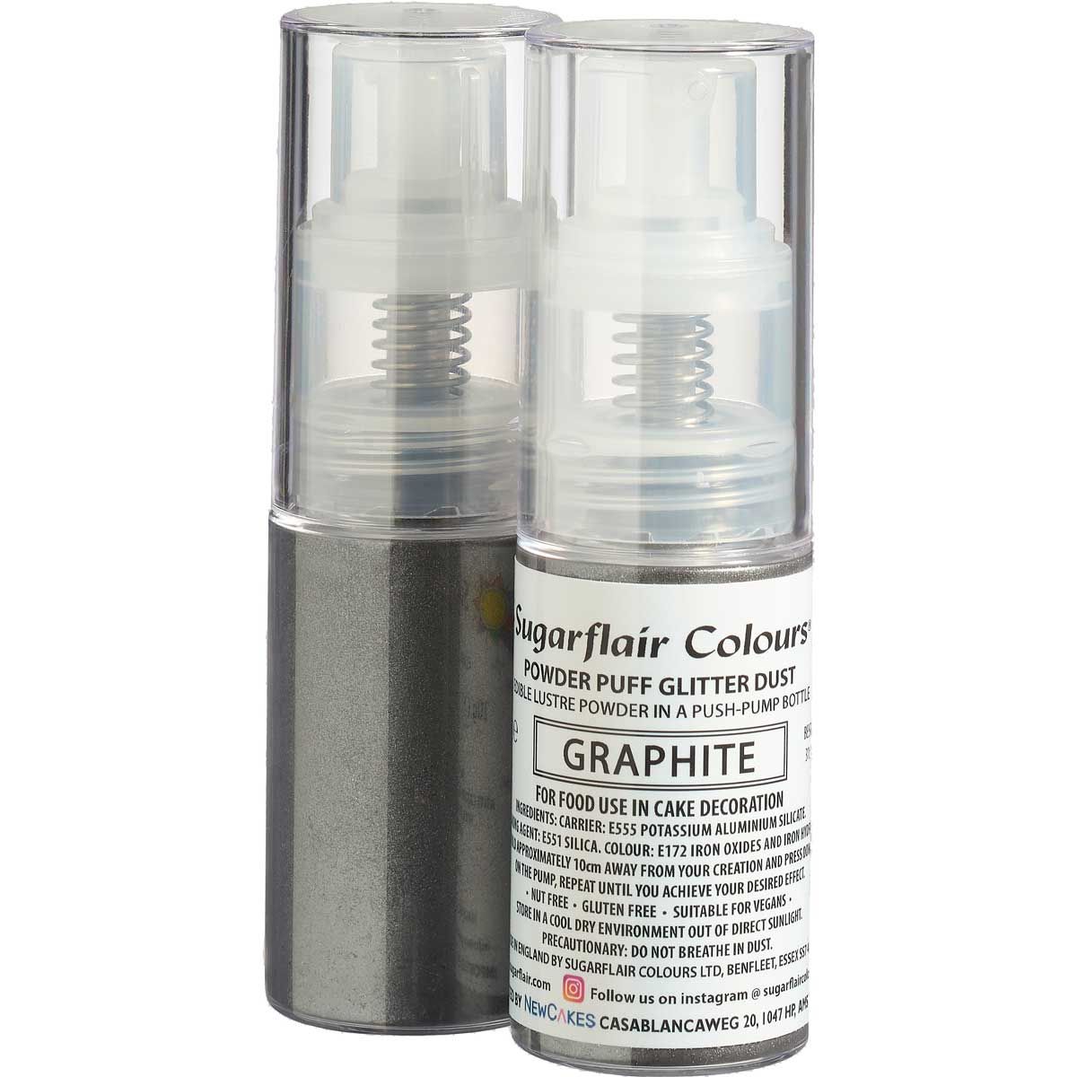 Paillettes en pompe argent léger Sugarflair