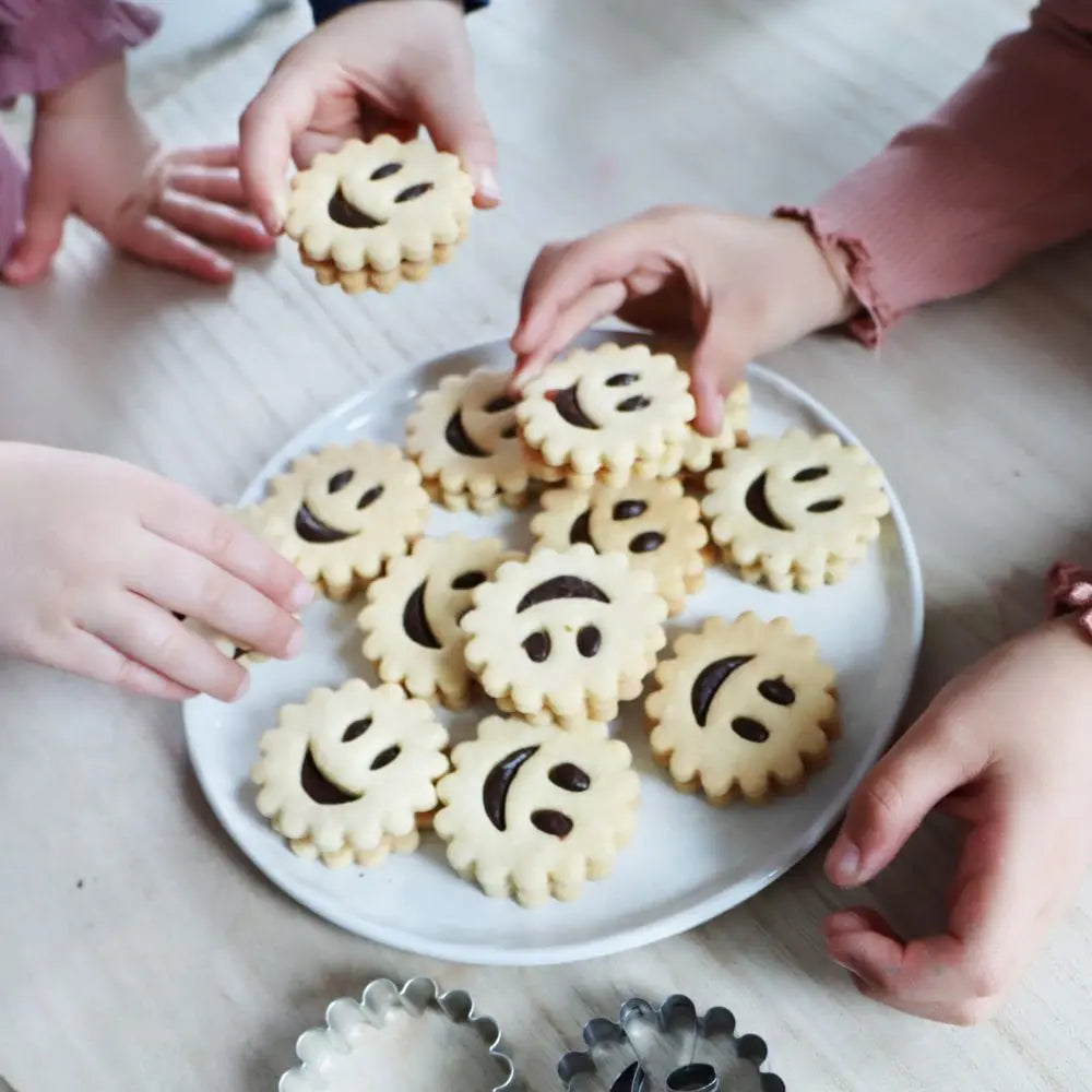 Emporte-pièces biscuits sourire smiley x2 ScrapCooking