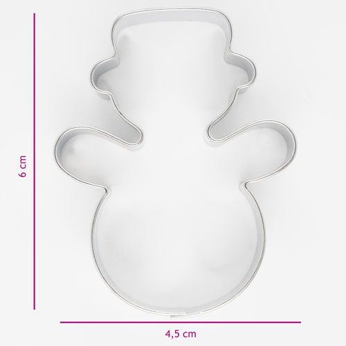 Emporte-pièce bonhomme de neige 6 cm