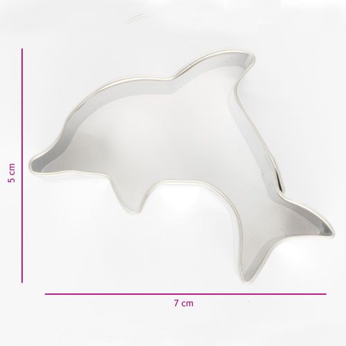 Emporte-pièce dauphin 7 x 5 cm