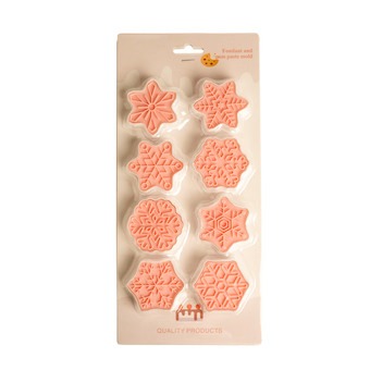 Découpoirs et empreintes flocons lot de 8