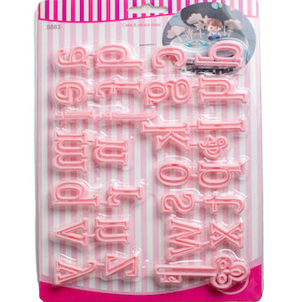 Empreinte lettres minuscules