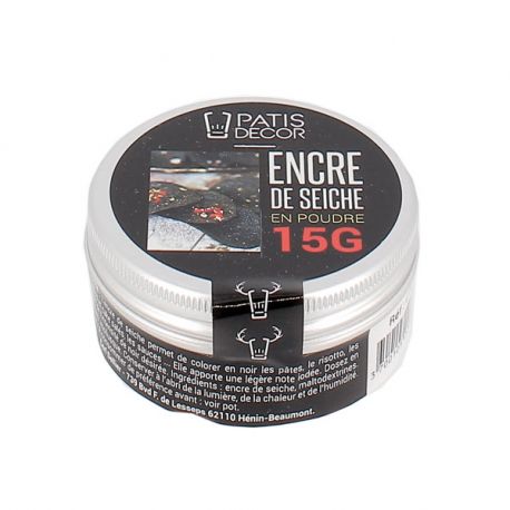 Encre de seiche en poudre 15 g Patisdécor