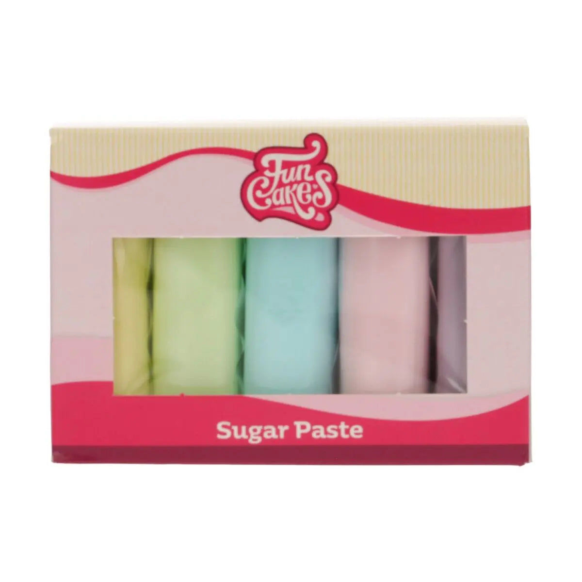 Pâte à sucre multipack pastel 5 x 100 g FunCakes