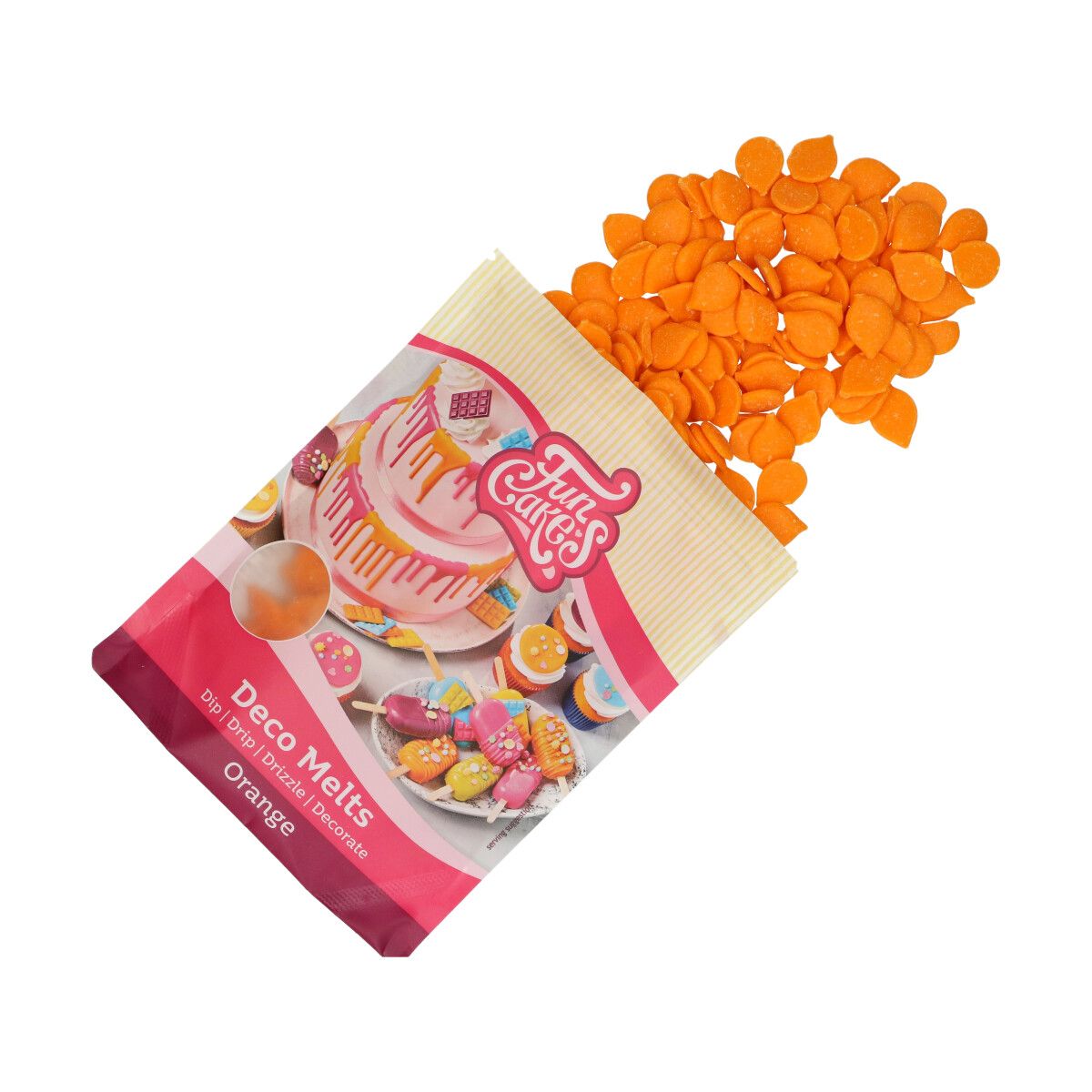 Déco Melts orange FunCakes