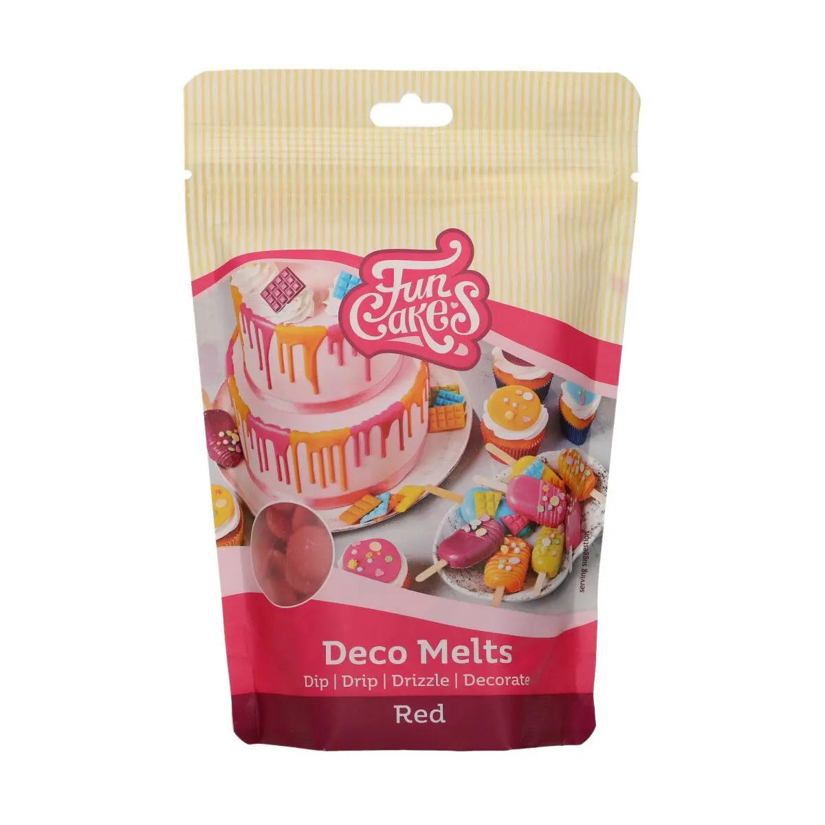Déco Melts rouge FunCakes