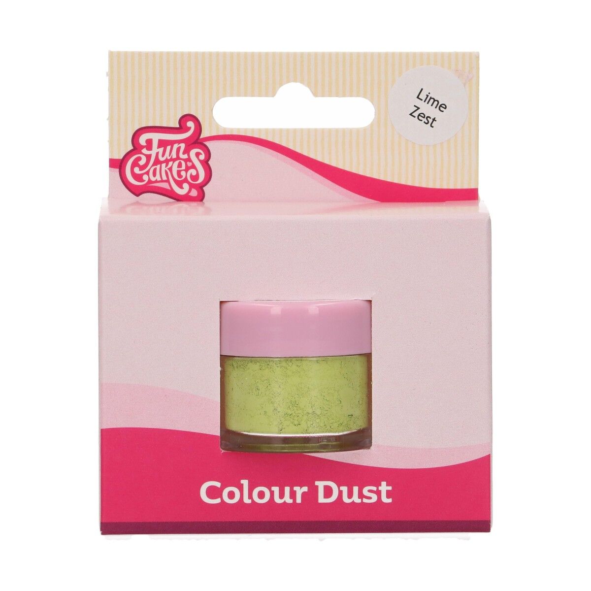 Colorant en poudre Dust vert lime FunCakes