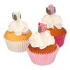 Décors en sucre Roses et feuilles x16 Funcakes