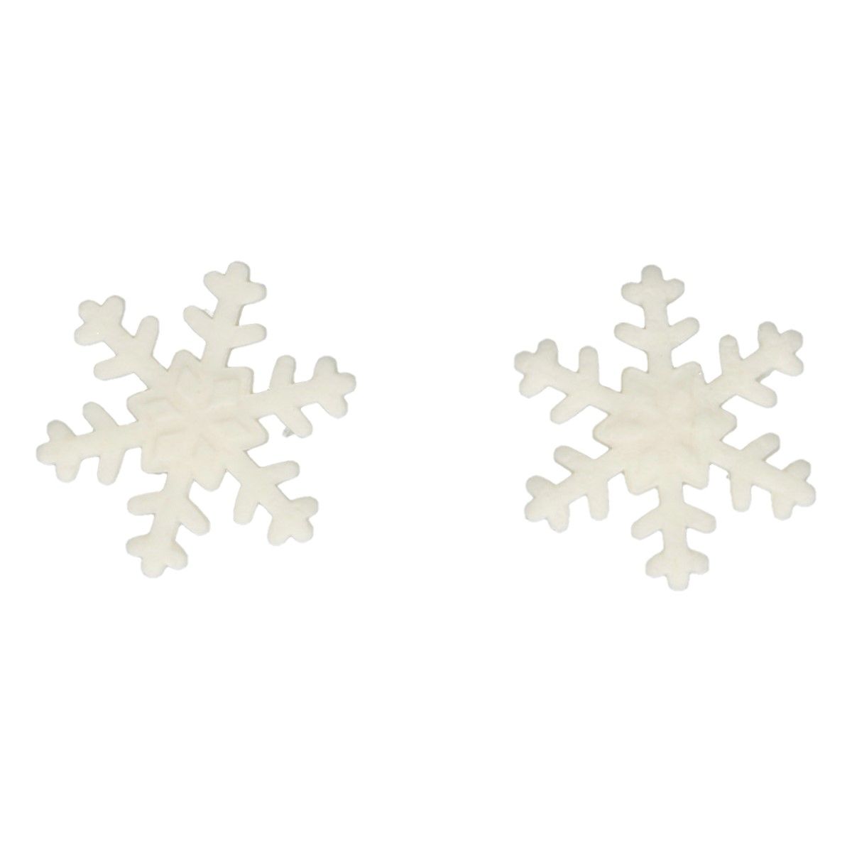 Décors en sucre flocons blancs x12 FunCakes