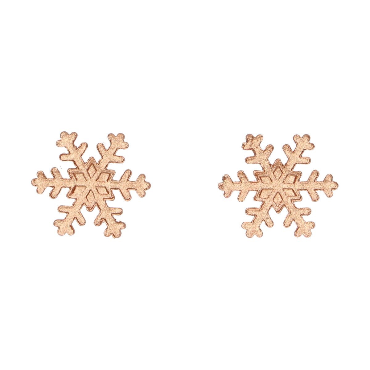Décors flocons or bronze x12 FunCakes