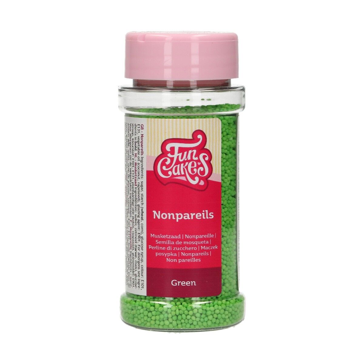 Nonpareils mini-billes vertes 80 g FunCakes