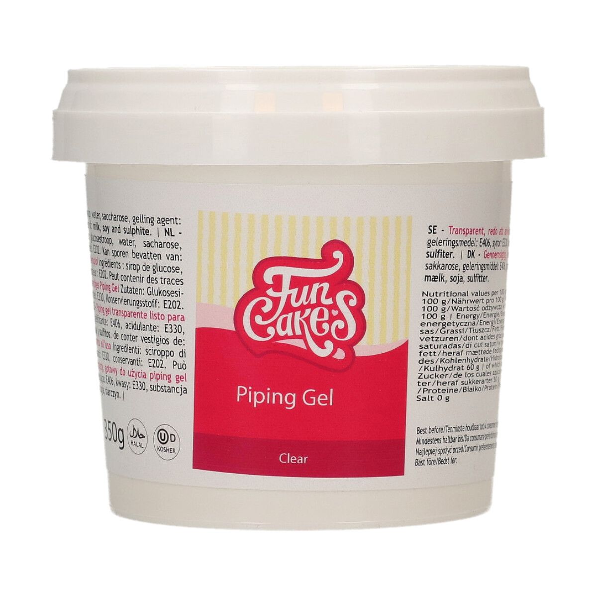 Piping gel 350 g FunCakes