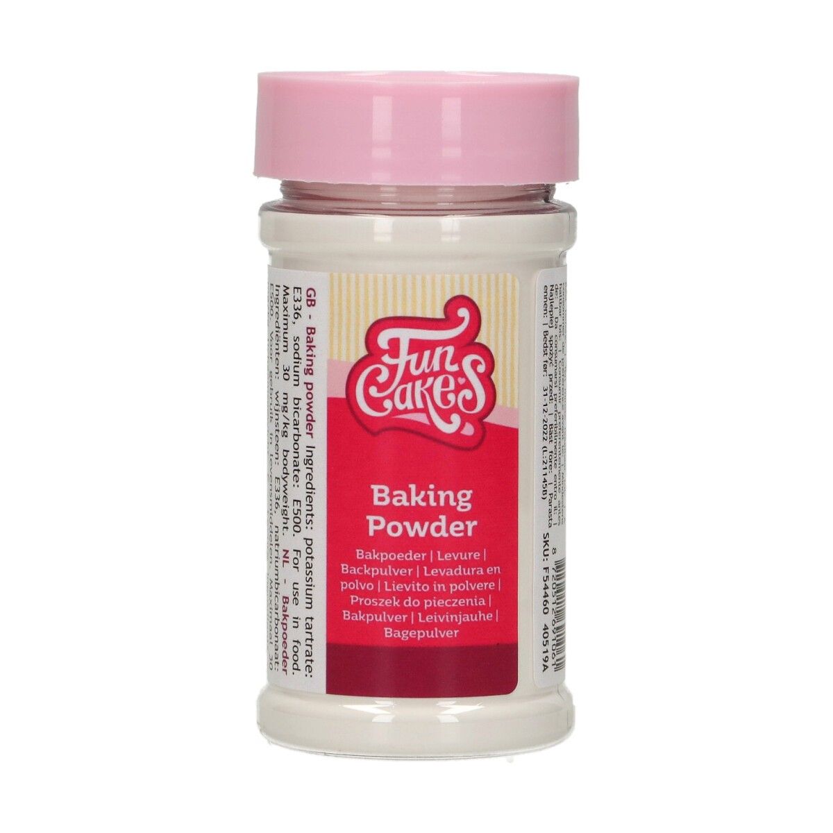 Levure chimique baking powder 80 g FunCakes
