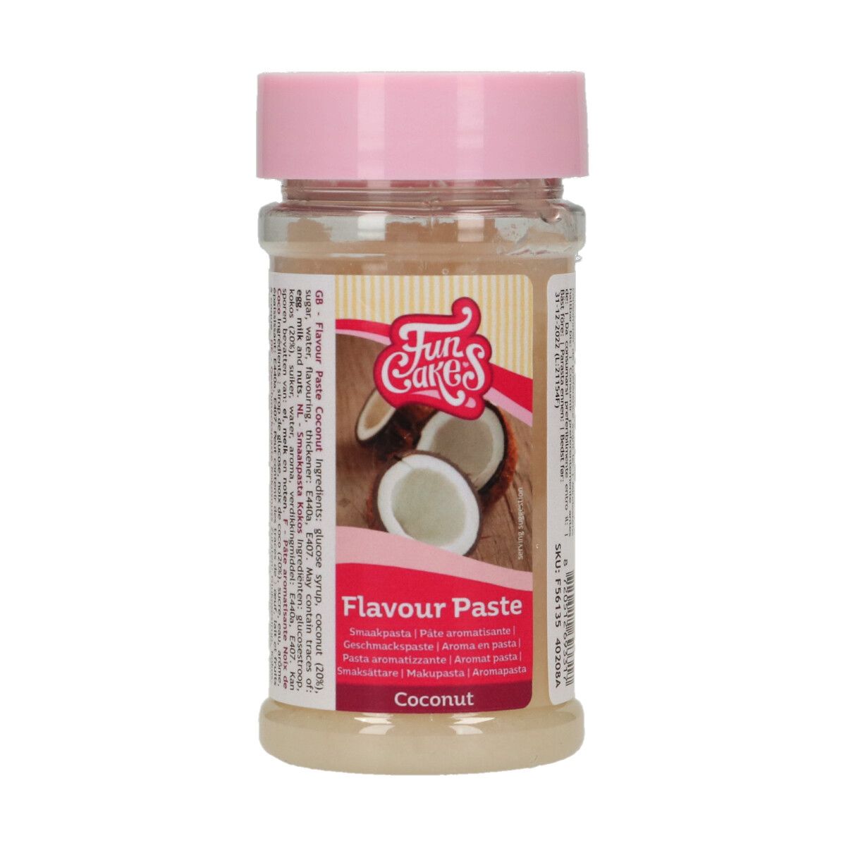 Pâte aromatisante noix de coco 100 g FunCakes