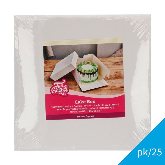Boîte à gâteaux hauteur 15 cm FunCakes
