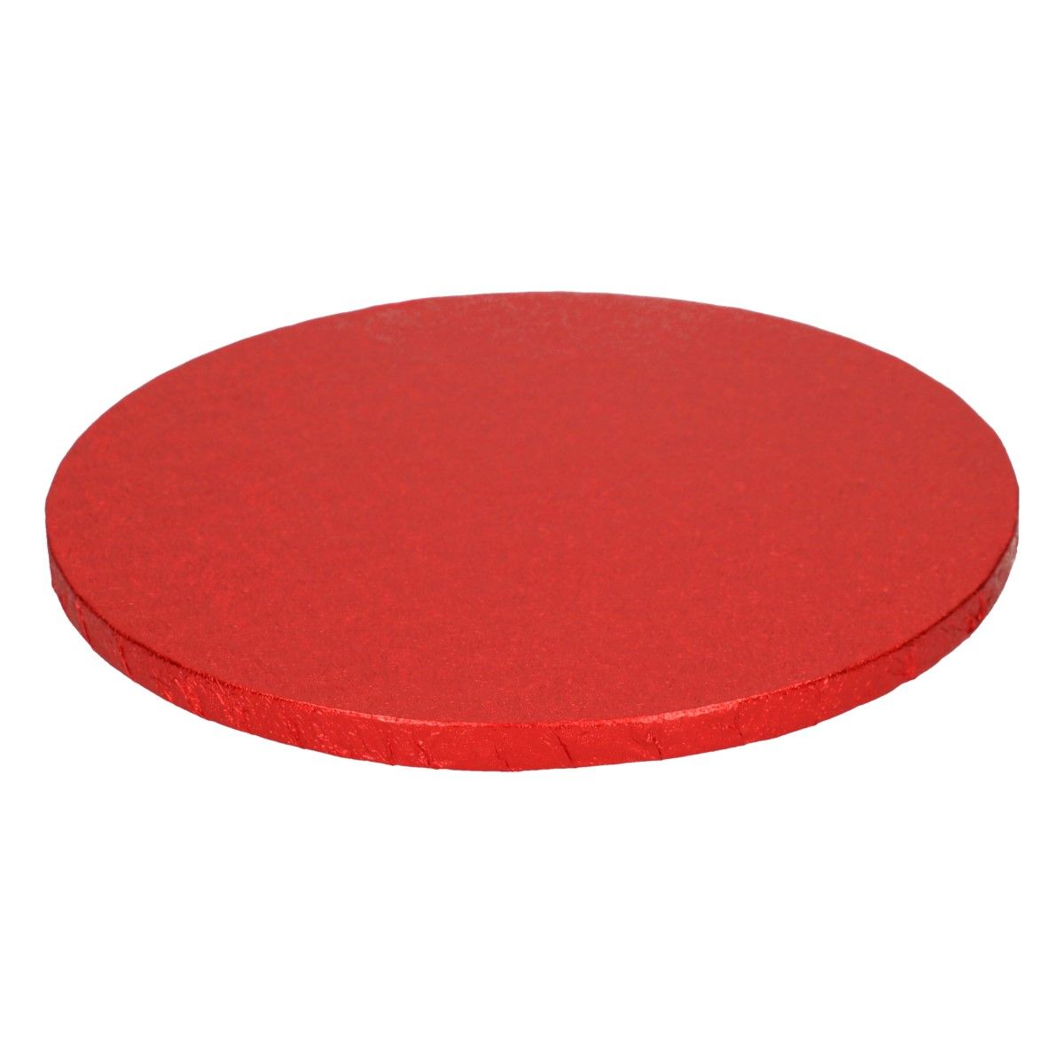 Semelle cake drum ronde rouge FunCakes