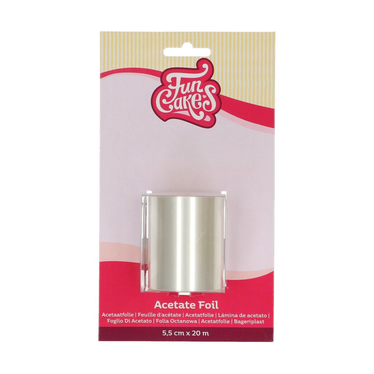 Rhodoïd transparent acétate FunCakes