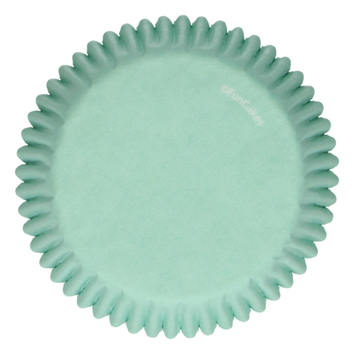 Caissettes à cupcakes vert menthe x48 FunCakes