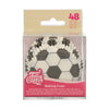 Caissettes à cupcakes Football Funcakes x48