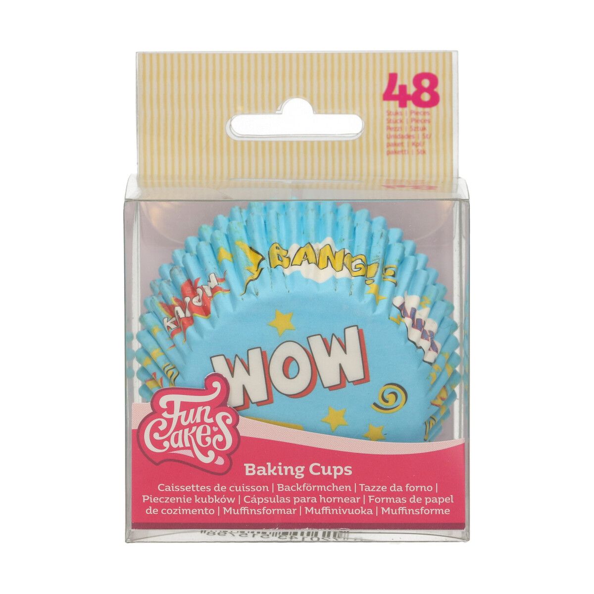 Caissettes à cupcakes super héros x48 FunCakes