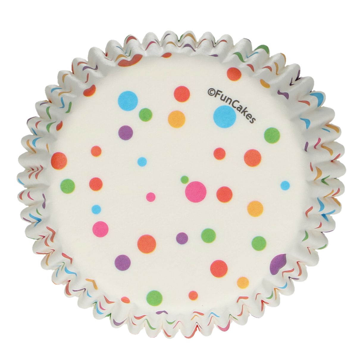 Caissettes à cupcakes Confettis x48 FunCakes