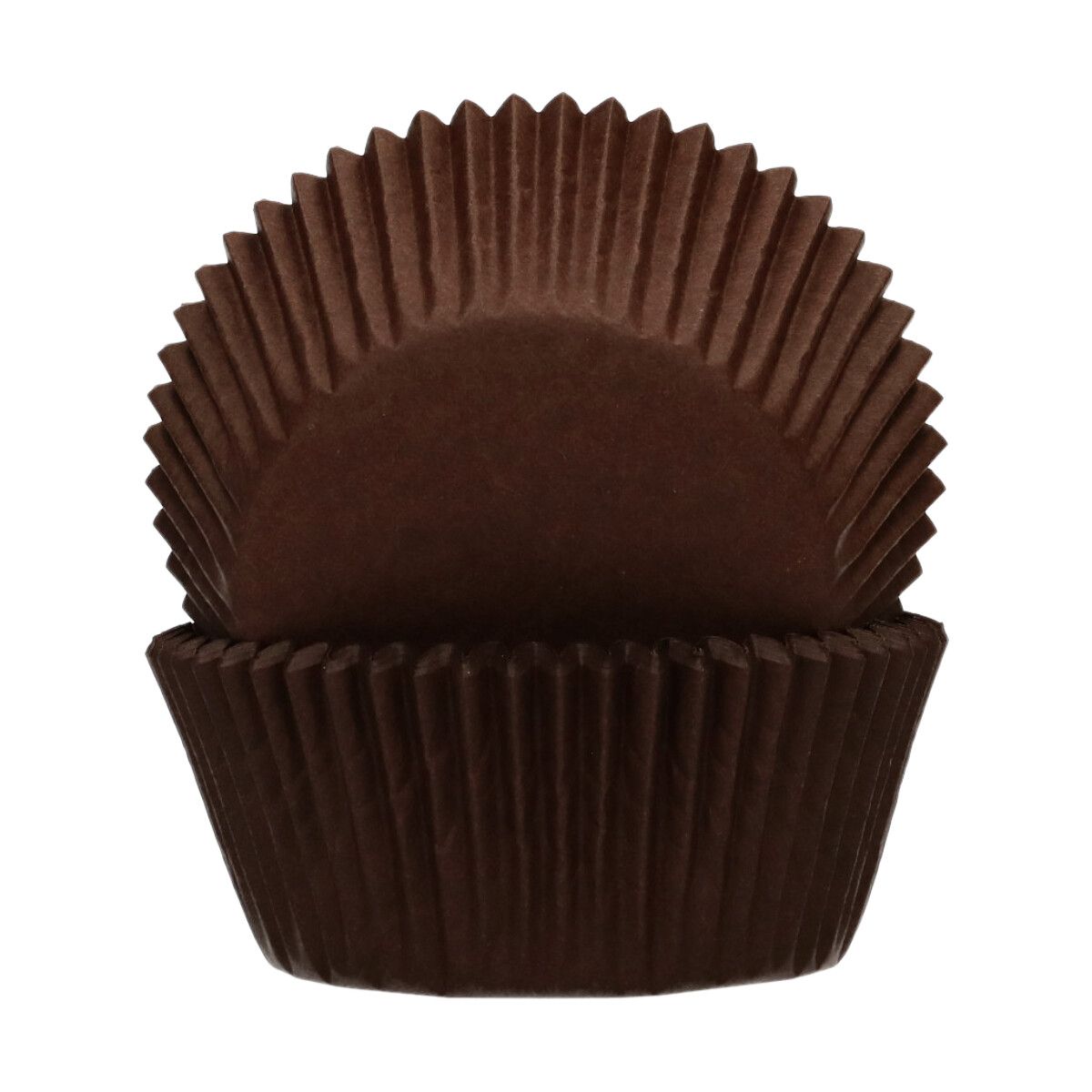 Caissettes à cupcakes marron x48 FunCakes