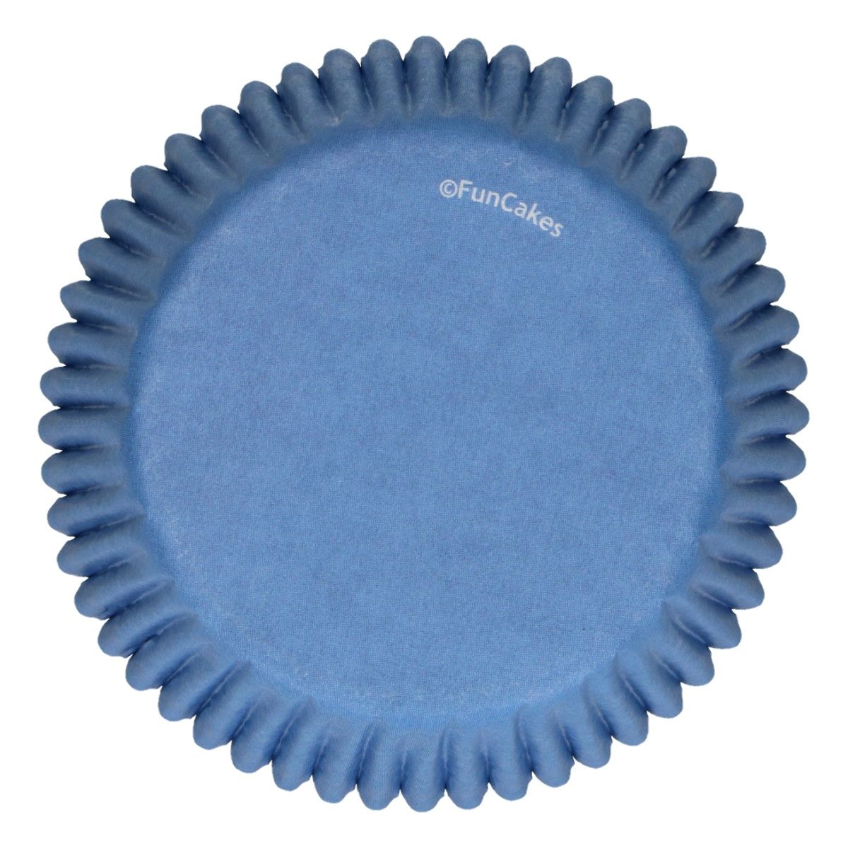Caissettes à cupcakes bleu roi x48 FunCakes