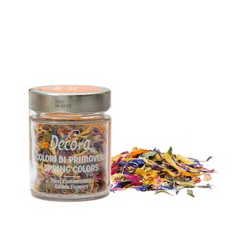 Fleurs comestibles couleurs du printemps 4 g Decora