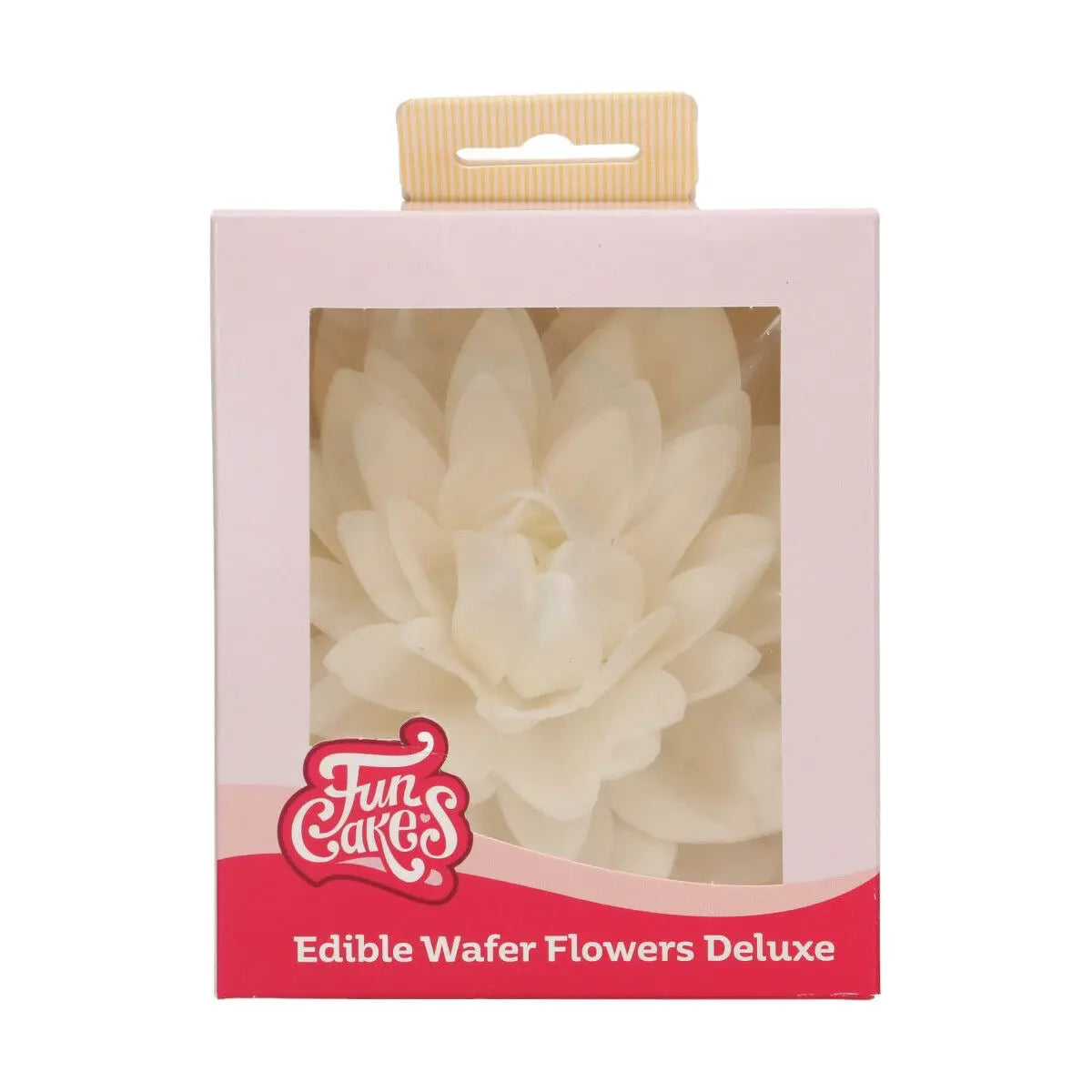 Fleur en azyme Dahlia blanc FunCakes