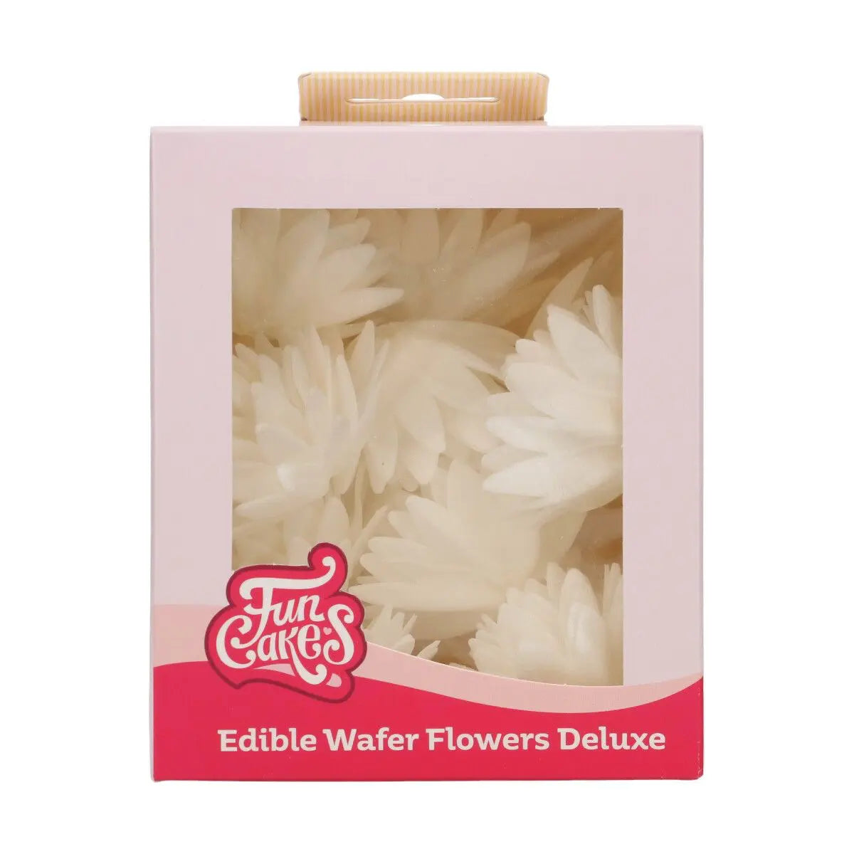 Fleurs en azyme Aster blanc x14 FunCakes
