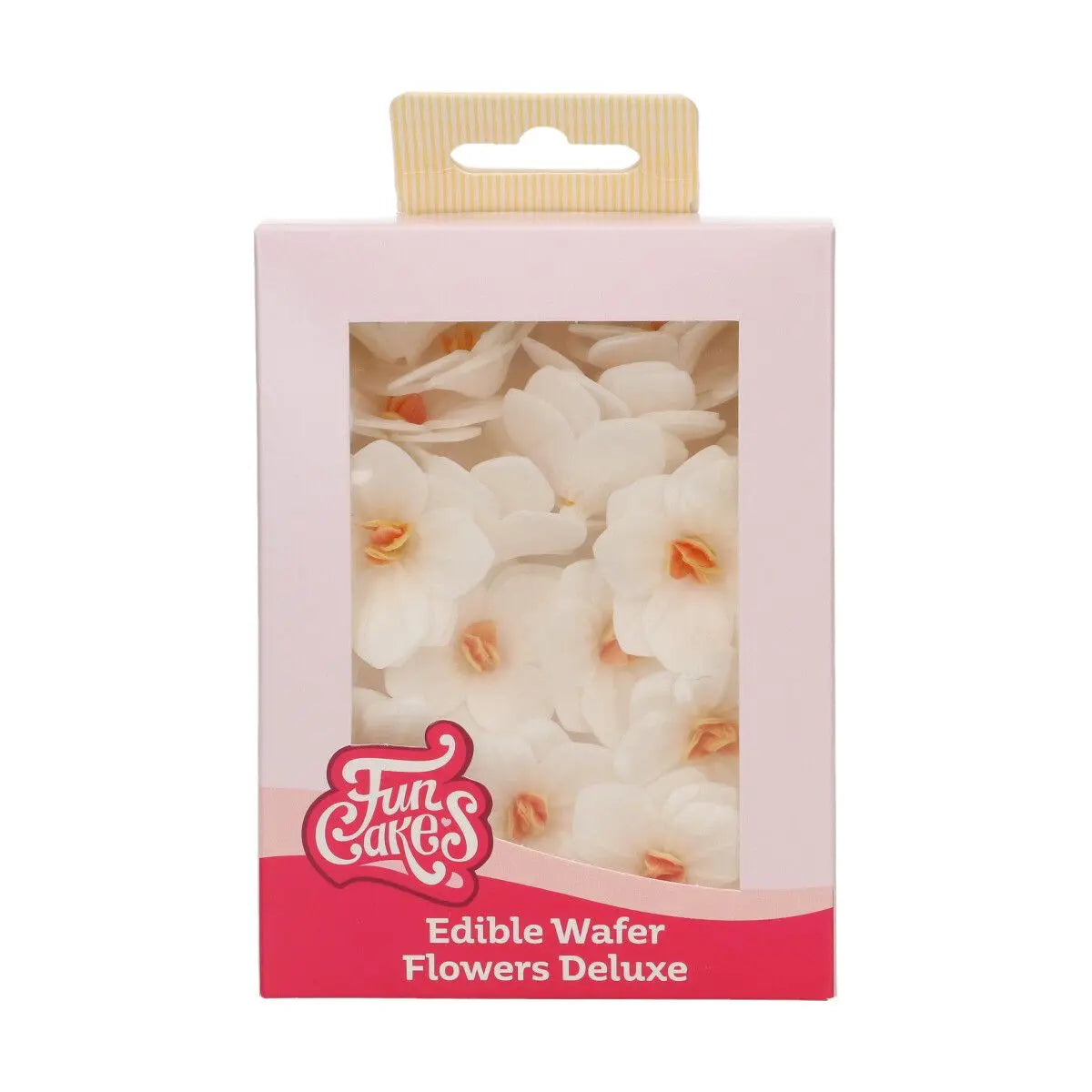 Fleurs en azyme hortensia blanc x18 FunCakes