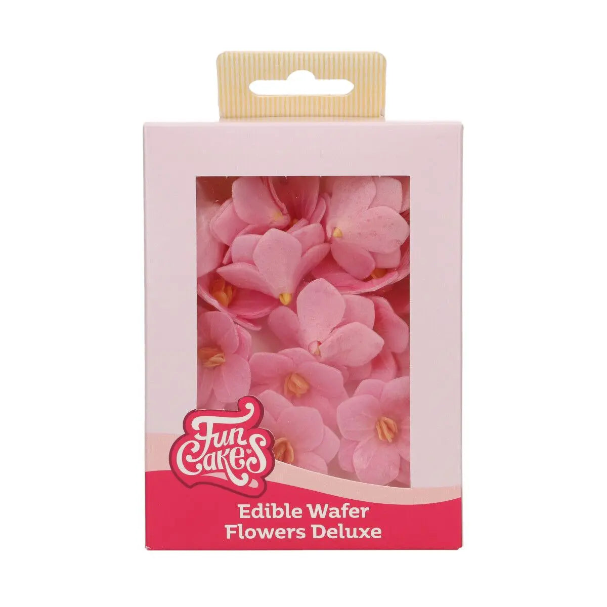 Fleurs en azyme hortensia rose x18 FunCakes