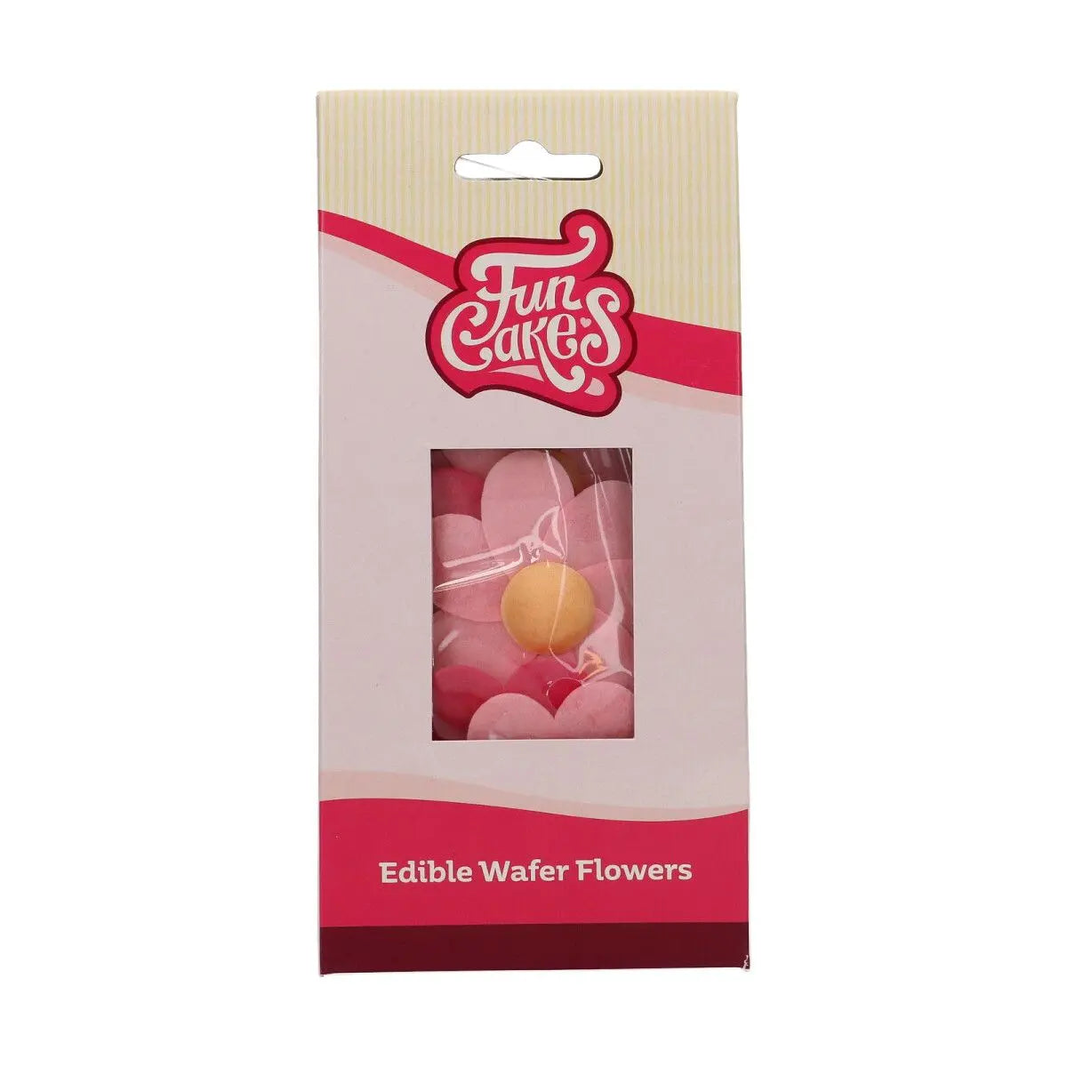 Fleurs et feuilles en azyme violet x8 FunCakes