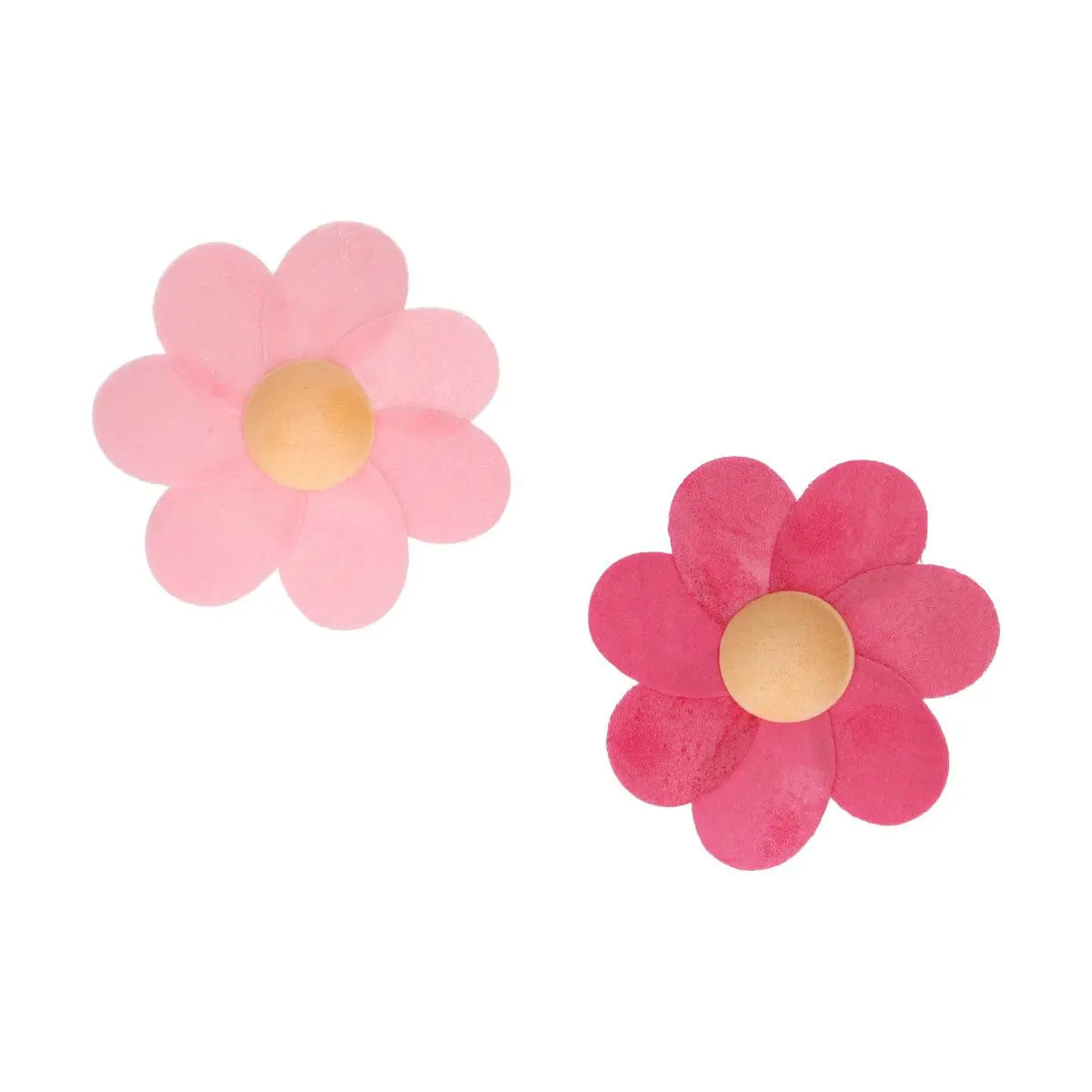 Fleurs et feuilles en azyme violet x8 FunCakes