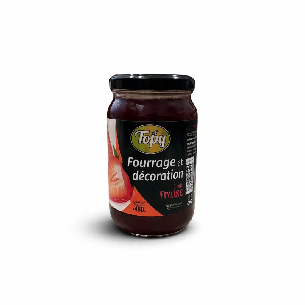 Fourrage et décoration fraise Topy 400 g