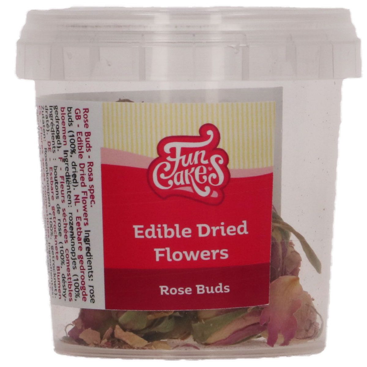 Fleurs comestibles séchées boutons de roses FunCakes
