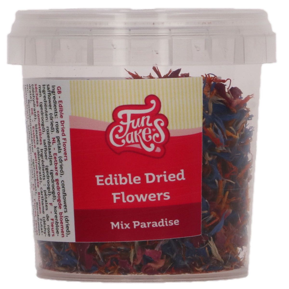 Fleurs comestibles séchées Mix Paradise FunCakes