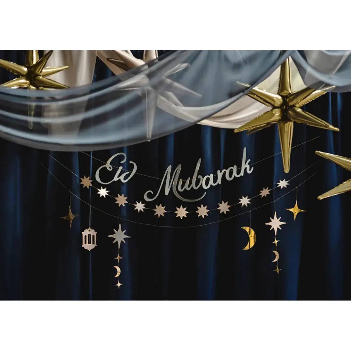 Guirlande en papier Eid Mubarak PartyDeco